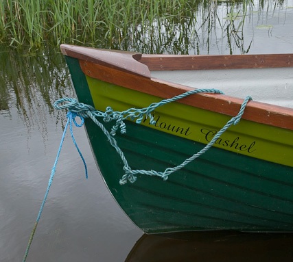 Row boat for our guests at Mt Cashel