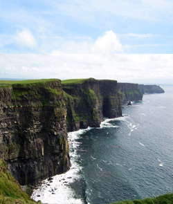 Cliffs of Moher, Ireland's top tourist attraction, less than an hour from Mount Cashel Lodge