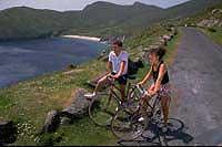 Cycling is an ideal way to explore the many lanes and tranquil areas of the west of Ireland - wonderful views around every bend in the road