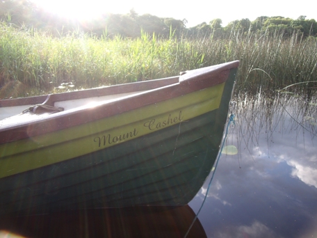 Sunset and the fishin' easy at Mount Cashel