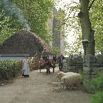 Bunratty Folk Park less than 10 mins from Mount Cashel Lodge